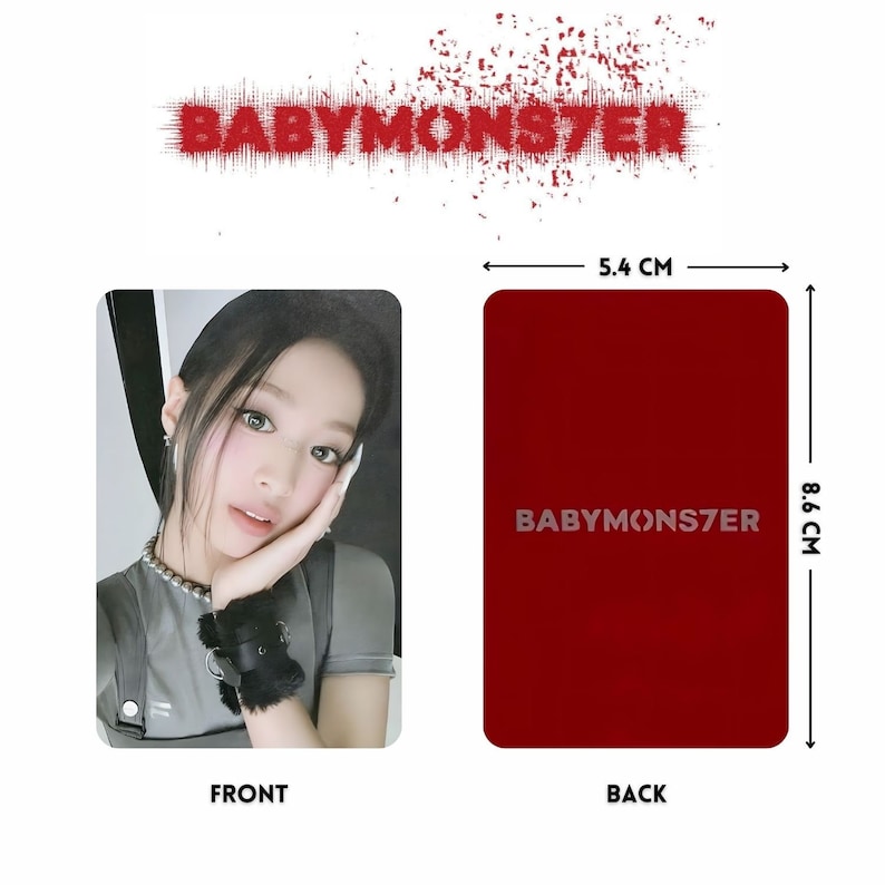 BABYMONSTER Babymons7er All Member PC Template 35 Pcs Back and Front BABYMONSTER Babymons7er All Member PC Template 35 Pcs Back and Front