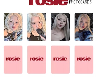 ROSE &quot; Rosie &quot; Photocard Template - Digital Download - Rose Rosie Photocard (13 pcs) - Printable