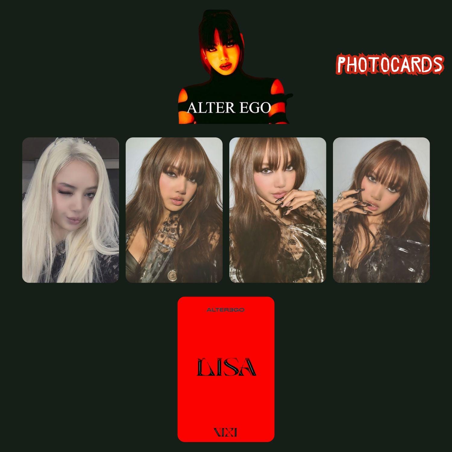 LISA Alterego Tシャツ オフィシャル BLACKPINK Lalisa