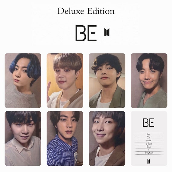 BTS BE PC Deluxe Lucky Draw Japan Fanclub Heart Hologram