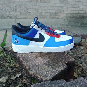 Custom Football Sneakers For Football Lover Titan Custom Shoe Perfect Gift For Titan Team Football Fan Lowtop Custom Sneaker