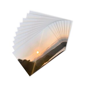 Scenic McKinnon Flats Alberta, Cartes postales de lever de soleil paisible, Cartes postales artistiques