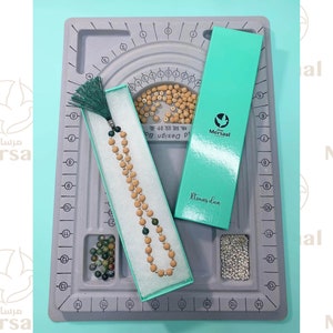 Customisable 33 Beads Turbah Khak-e-Shifa Tasbeeh With Natural Gemstones