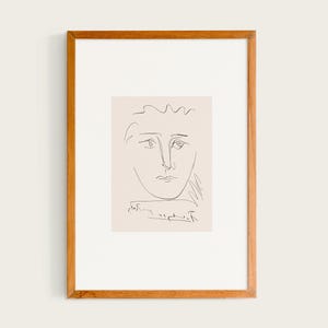 Pablo Picasso, Pour Robie, L'age du Soleil, 1950, Etching on paper | Portrait Drawing