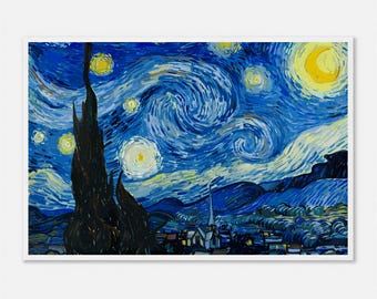フィンセント・ファン・ゴッホ作「星月夜」（1889年）｜ファン・ゴッホ