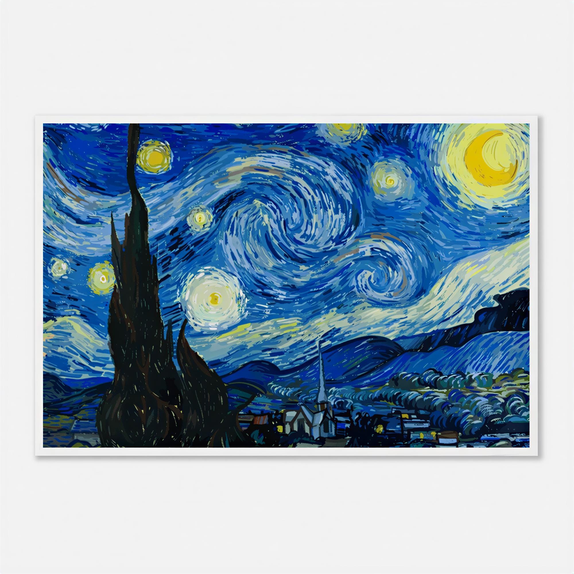 フィンセント・ファン・ゴッホ作「星月夜」（1889年）｜ファン・ゴッホ