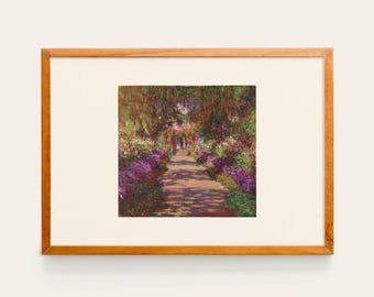 Claude Monet, A Pathway in Monet's Garden, Giverny, 1902 | Exhibition Poster Print