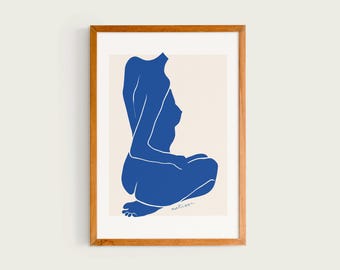 Henri Matisse Nu Bleu IV | Woman's Body Papier Decoupes