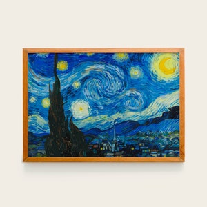 Vincent Van Gogh, The Starry Night, 1889 | van Gogh Print, van Gogh Exhibition, van Gogh Poster, van Gogh Wall Art, van Gogh Decor