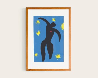 Henri Matisse Icarus 1947 | Historical Portrait Papier Decoupes