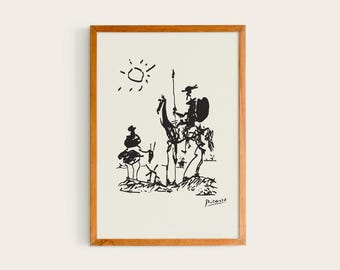 Pablo Picasso Don Quixote 1955 | Book Inspired Art