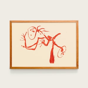 Joan Miró, Untitled, ca. 1937 | Abstract Nature Red