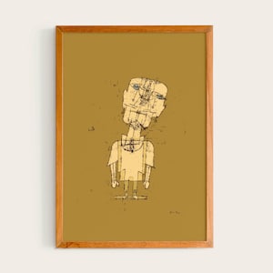 Paul Klee, Ghost of a Genius, 1922 | Museum Poster Wall Art Print Abstract Drawing Minimalist Home Interior Decor