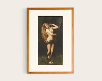 John Collier, Lilith, 1887 | Museum Religious Woman and Snake