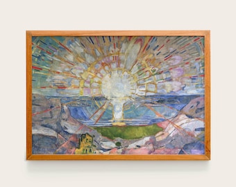 Edvard Munch, The Sun, Undated | Poster Home Interior Decor