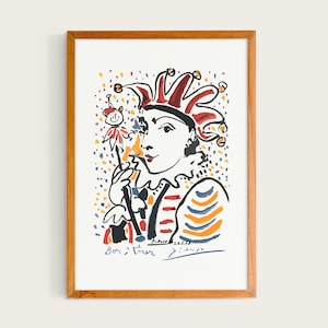 Pablo Picasso, Carnaval, 1958 | Carnaval Clown Poster