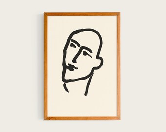 Henri Matisse, Nadia. Mask, Undated | Minimal Portrait