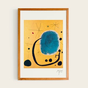 Joan Miró L’Oro dell’Azzurro | Miro Print, Miro Exhibition print, Joan Miro poster, Miro Wall Art, Joan Miro, Miro art exhibition