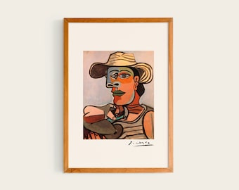 ピカソ版画：牧神と老王 ジクレー版画複製 - Etsy 日本