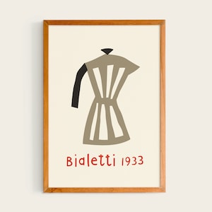 Bialetti 1933 II by Klaas Gubbels, Original Representation | Affordable Fine Art Gubbels Bialetti, Bialetti Coffee Poster, Gubbels Artwork