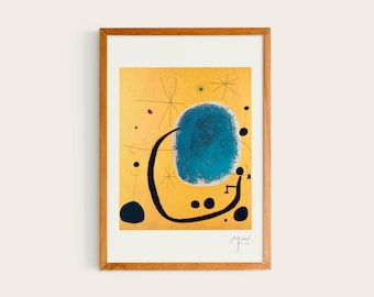 Joan Miró L’Oro dell’Azzurro | Exhibition print poster