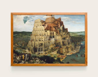 Pieter Bruegel the Elder, The Tower of Babel, 1563 | Museum Poster Wall Art