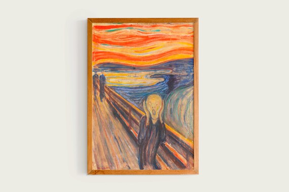 thumbnail image 2 of The Scream Of Nature By Edvard Munch – Art Print Poster, 24x36 Inches, Multi-Color 2 of 5