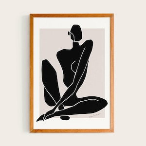 Henri Matisse The Woman | Matisse Exhibition Poster, Dancing Woman, Henri Matisse Artworks, Matisse Cut Out&#39;s Poster, Papier Decoupes