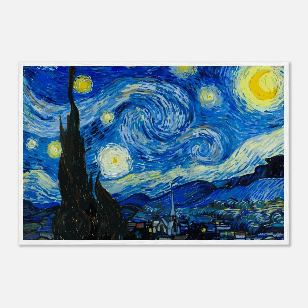 フィンセント・ファン・ゴッホ『星月夜』1889年｜ゴッホ版画、ゴッホ展