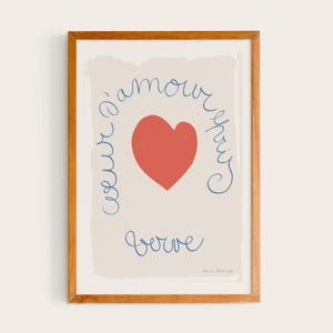 Henri Matisse Red Heart | Minimalist Poster Art