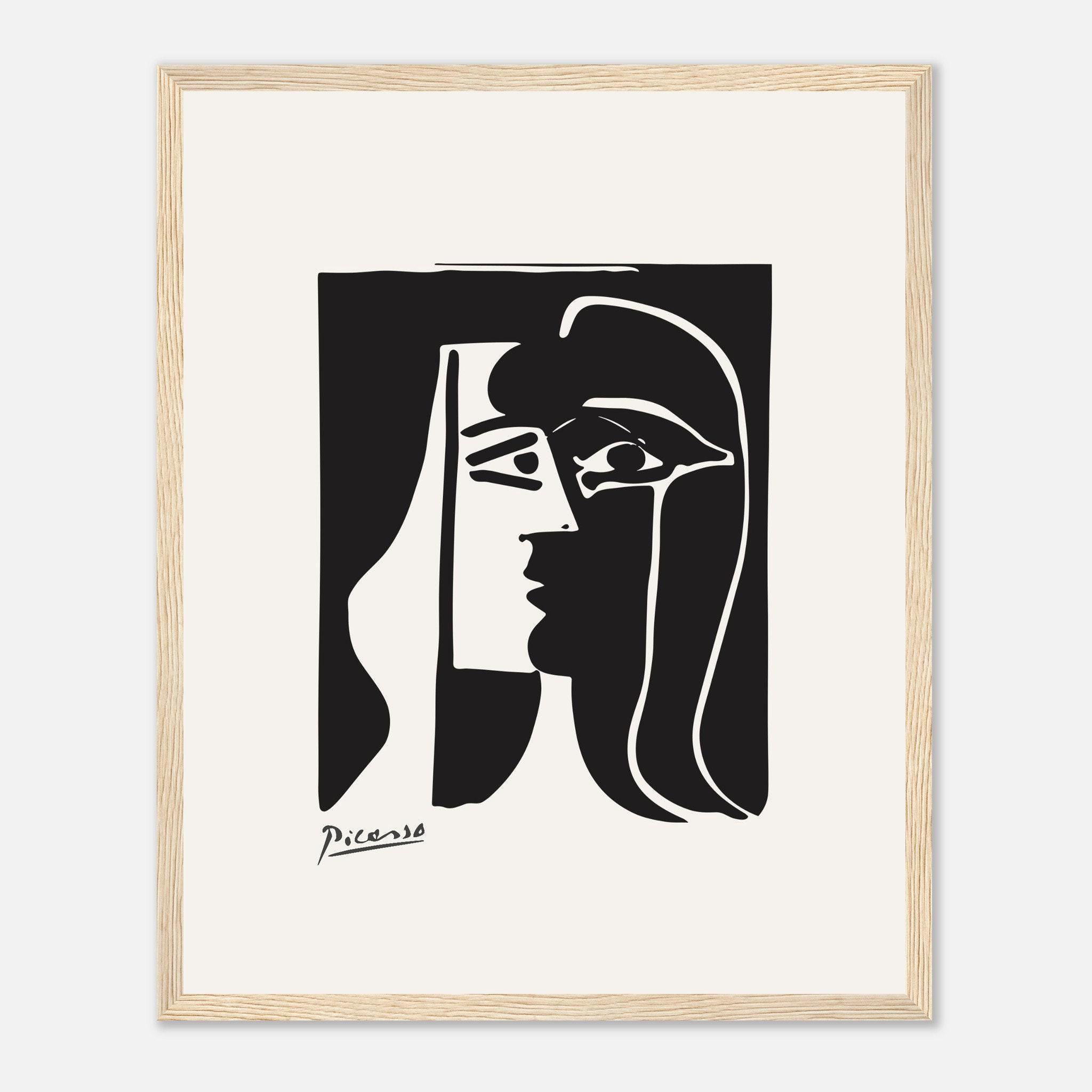 ピカソ作「接吻」（1979年）複製画｜有名なキュビスム肖像画 - Etsy 日本
