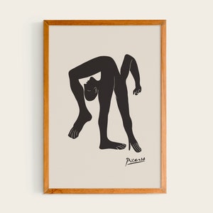 Pablo Picasso, Le Acrobat 1930 T Shirt, Artwork Reproduction Pablo Picasso, Le Acrobat 1930 T Shirt, Artwork Reproduction
