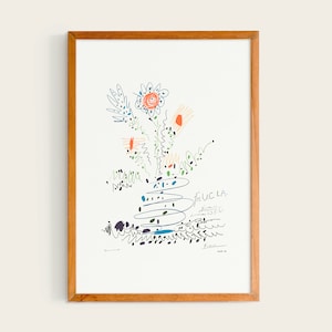Pablo Picasso, The Posters of Picasso Lithographs, 1964 | Picasso Print, Picasso Exhibition print, Pablo Picasso poster, Picasso Wall Art