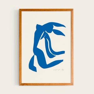 Henri Matisse Nu Bleu XI, 1954 | Matisse Exhibition Poster, Dancing Woman, Henri Matisse Artworks, Matisse Cut Out&#39;s Poster, Papier Decoupes