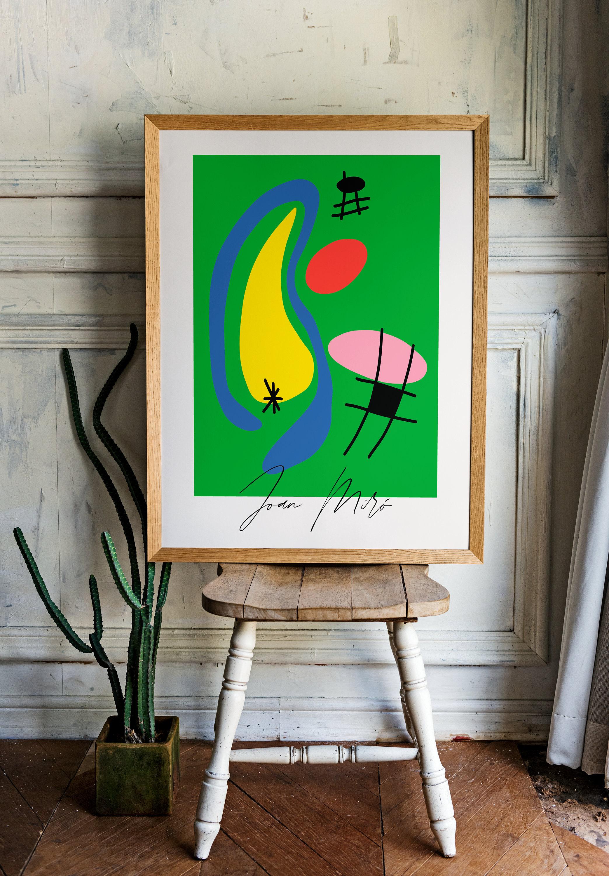 ジョアン・ミロ美術展 ミニマリストVIII | 展覧会プリント - Etsy 日本