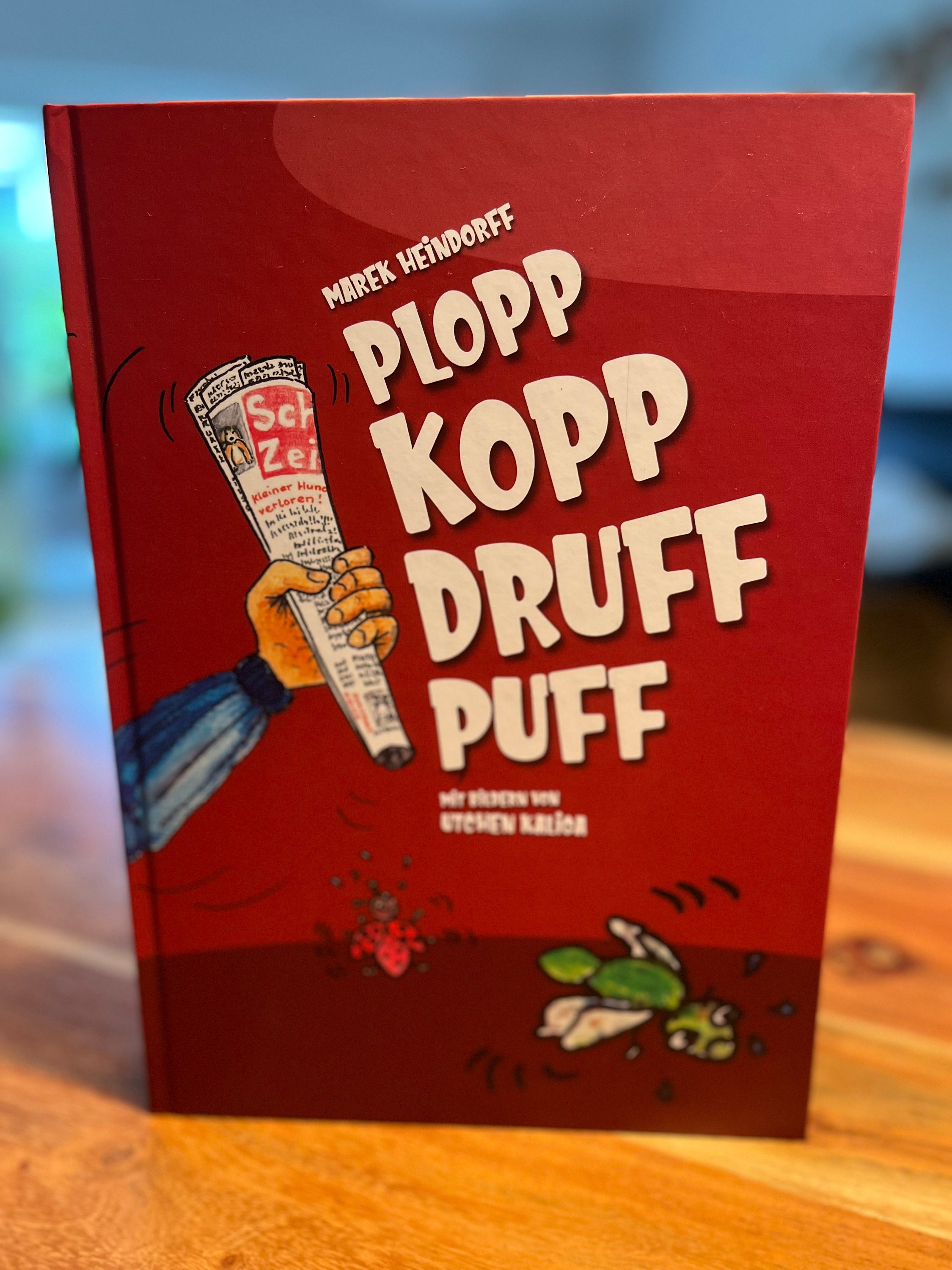 Plopp Kopp Druff Puff - Illustrated Children's Book - Etsy