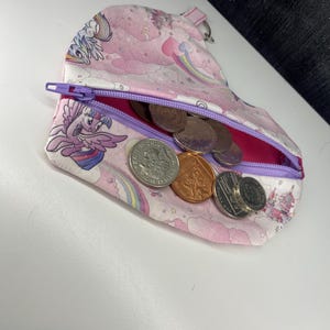 Hart portemonnee my little pony, geldhouder, geldportemonnee, bankbiljethouder, reiskaarthouder, cadeau-penny-portemonnee, kaartportemonnee, portemonnee