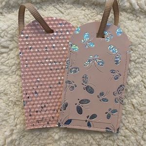 Etiqueta de equipaje rosa, Etiqueta de equipaje de cuero reciclado del Reino Unido, Etiqueta de maleta, Etiqueta para equipaje, Etiqueta de bolso, Etiqueta de viaje, Etiqueta de equipaje
