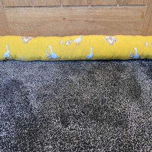 Draught excluder, eco friendly, door cushion, energy saving, cozy home decor