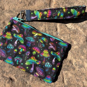 Mushroom coin purse, card holder, money wallet, cash note holder, bank card holder, travel card holder, gift card wallet, card purse
