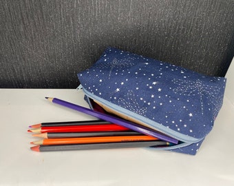 Dragonfly star pencil case, multi functional pouch, school accessories, stationary pouch, large capacity pencil case, stationary storage