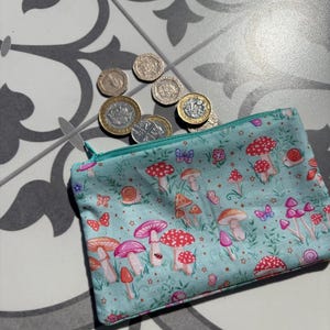 Portafoglio a forma di fungo pastello, porta carte, porta soldi, porta banconote, porta carte di credito, porta carte da viaggio, portafoglio per carte regalo, porta carte