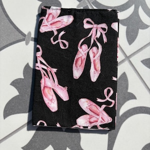 Ballet passport cover, travel accessory, travel gift, passport case, handmade fabric passport case, reusable passport cover, passport holder
