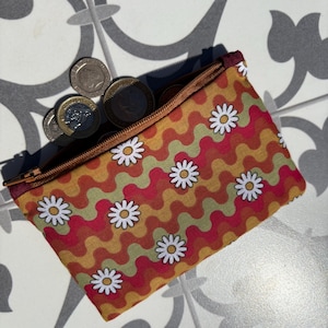 Retro Blume Münzenbörse, Kartenhalter, Geld Brieftasche, Geldscheinhalter, Bankkartenhalter, Reisekartenhalter, Geschenkkartenbrieftasche, Kartengeldbeutel