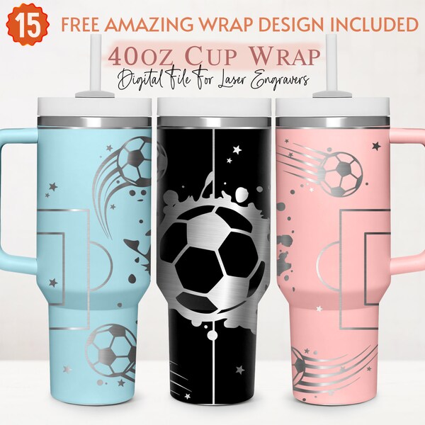 Soccer Tumbler Etsy