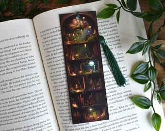 Fantasy Bookcase Bookmark | Magic Library | Fantasy Bookmark | Perfect Gift for Fantasy Readers