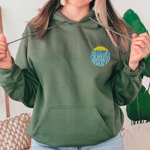 Here Comes The Sun Sweatshirt, Summer Sweatshirt, Sunset Summer Hoodie,Beach Hoodie,Gift for Her,Girlfriend Gift,Summer Gift,Sun Sweatshirt