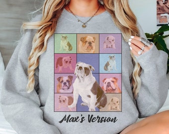 Custom Pet Portrait Sweat, Custom Dog Sweat, Custom Cat Portrait Sweat, Dog Photo Hoodie, Custom Dog Mom Sweat, Funny Dog, Taylors Version