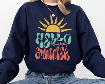 Hello Summer Sweatshirt, Last Day Of School Sweatshirt, Happy Last Day Hoodie, Teacher Sweatshirt, Student Sweatshirt, Gift For Teacher