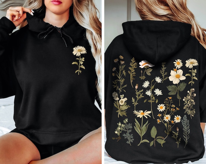 Daisy flower sweater